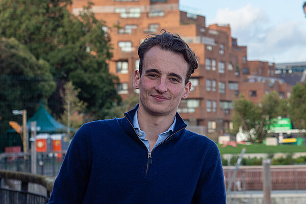 Picture of Seb in King Edward Park, Wapping